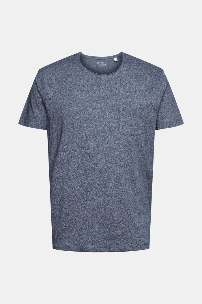 Recycelt: meliertes Jersey-T-Shirt