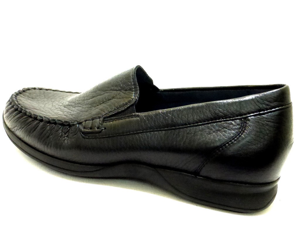 WALDLÄUFER Klassische Slipper schwarz