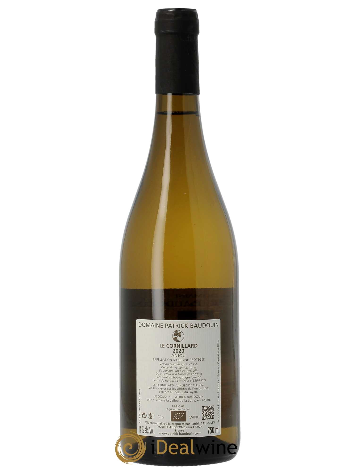 Anjou Le Cornillard Patrick Baudouin  2020 - Lot de 1 Bouteille