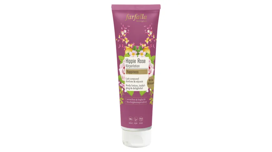 Farfalla Körperlotion Happiness Hippie Rose 150 ml
