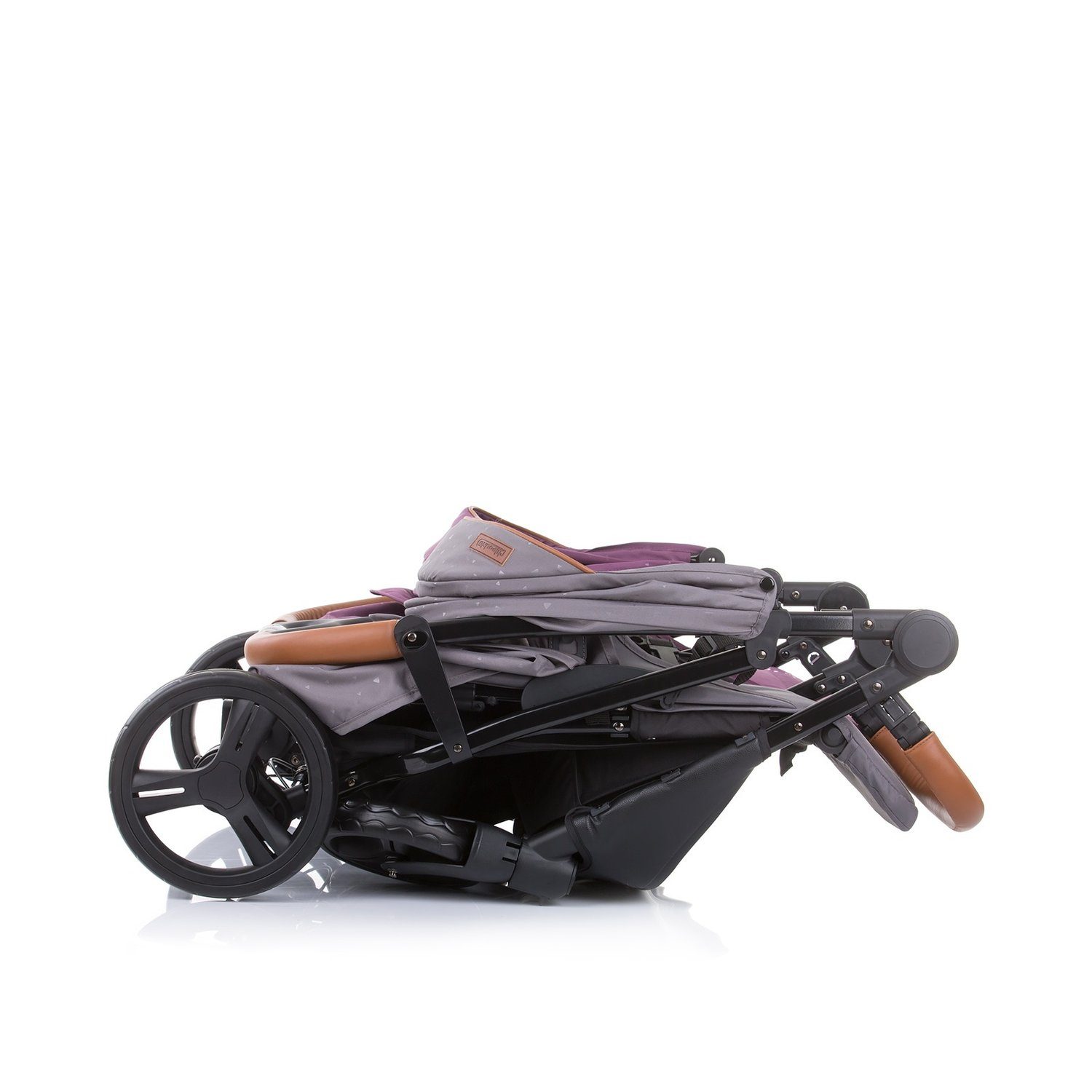 Chipolino Geschwisterwagen Geschwisterkinderwagen Passo Doble, klappbar, 73 cm breit, Fußsack