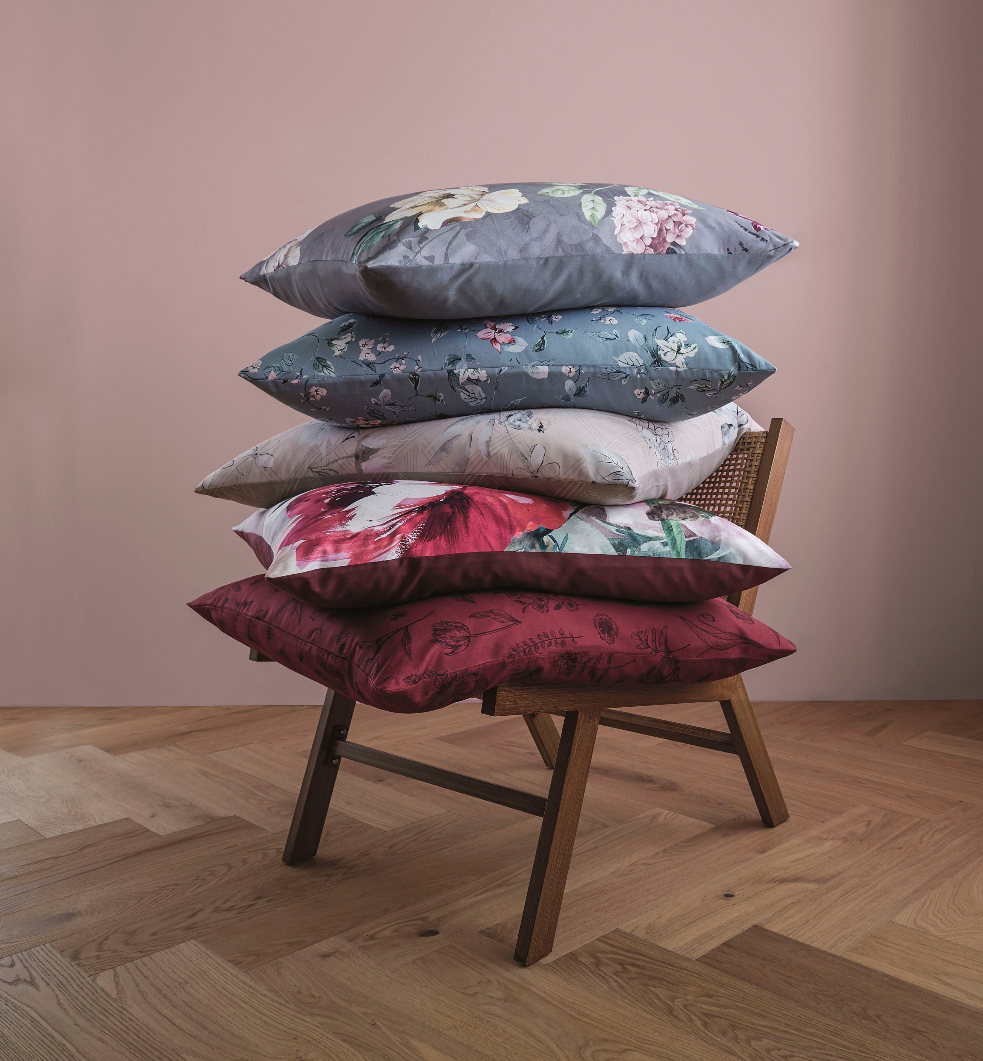 Wendebettwäsche Kessia, Kleine Wolke, Mako-Satin, 2 teilig