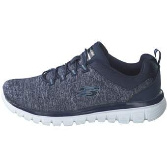 Skechers Slip On Sneaker in blau