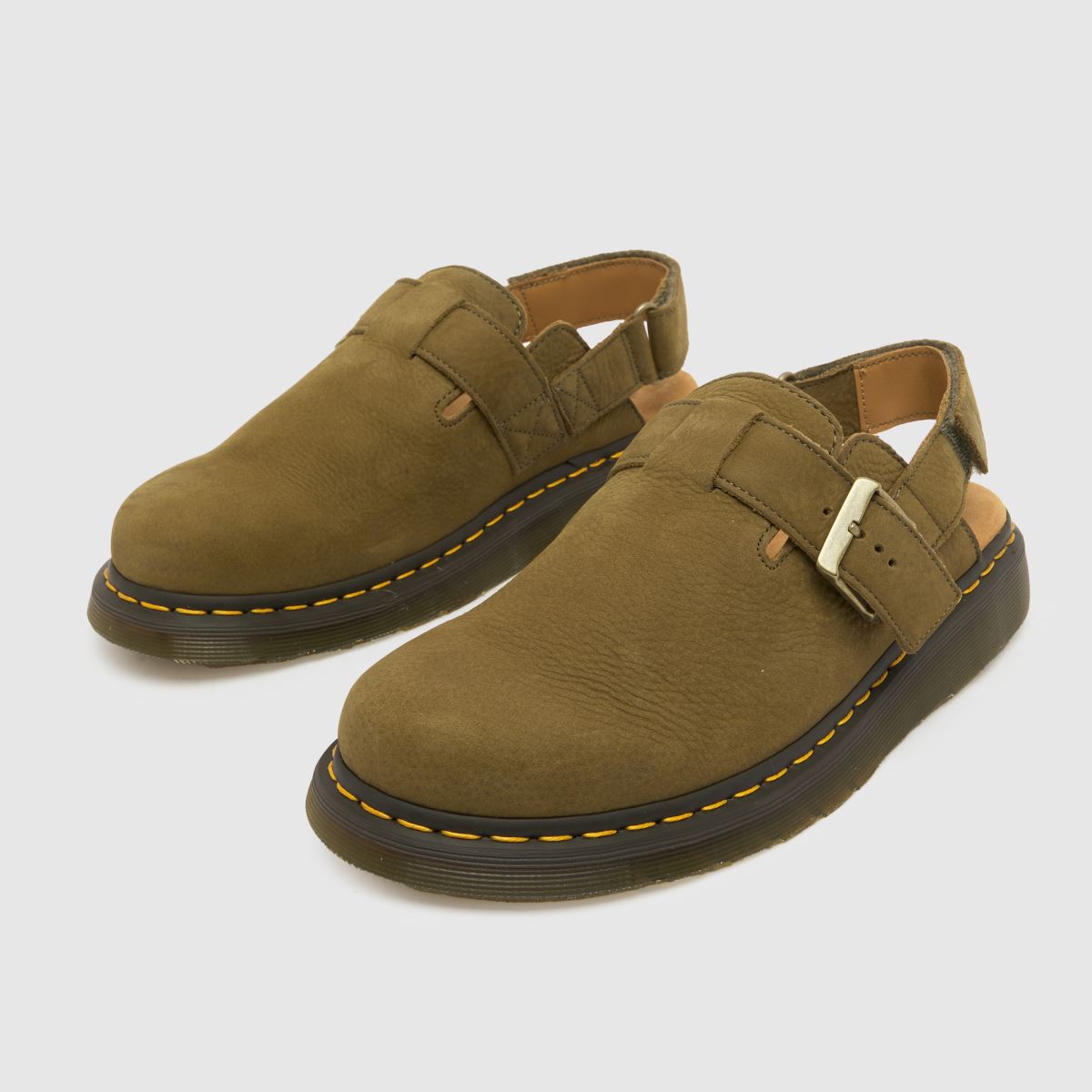Dr. Martens Jorge II öszvér szandál khaki színben