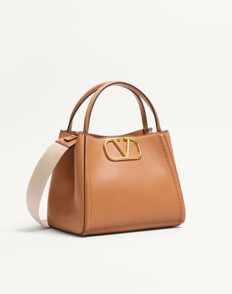 Bolsa Valentino Garavani Alltime de couro de bezerro granulado médio