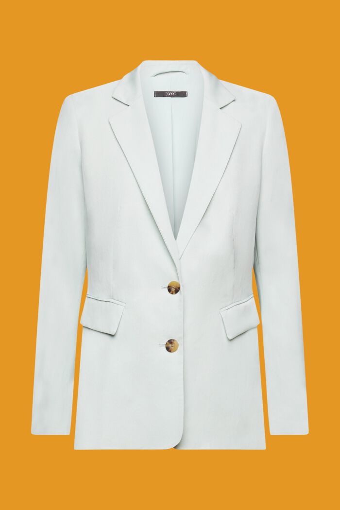 Einreihiger Blazer mit Leinen