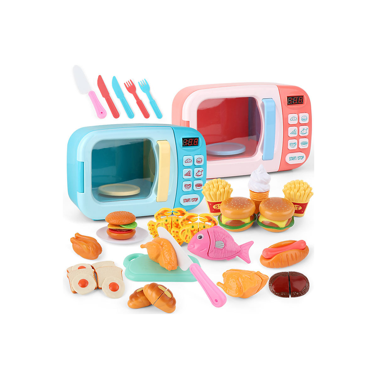 Simulation Kinderspielhaus interaktives Spielspielzeug Simulierte kleine Haushaltsgeräte Küche Kinderspielhaus Spielzeug