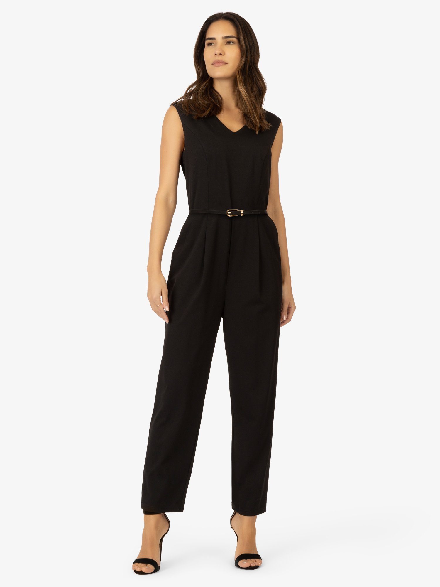 Apart Jumpsuit aus einer leicht strukturierten Ware