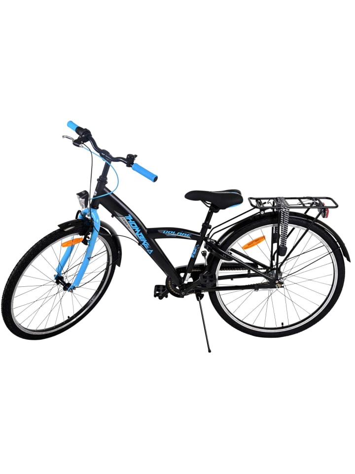 Volare Kinderfahrrad Thombike für Jungen 26 Zoll Kinderrad in Schwarz Blau 9 Jahre günstig kaufen onesize