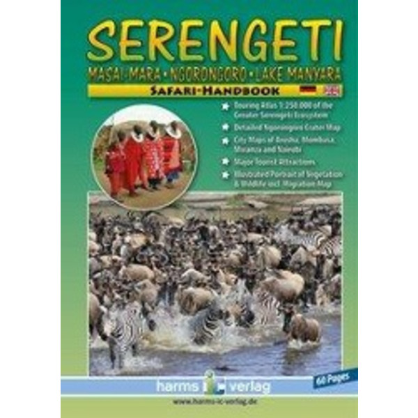 Serengeti Atlas 1 : 250 000 - Straßenkarte