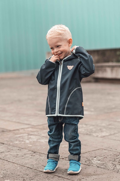 Softshelljacke, dunkelblau für Jungs