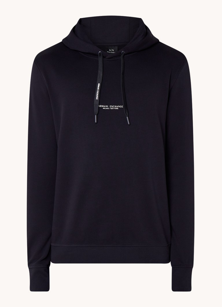 Armani Exchange Hoodie with logo and back print