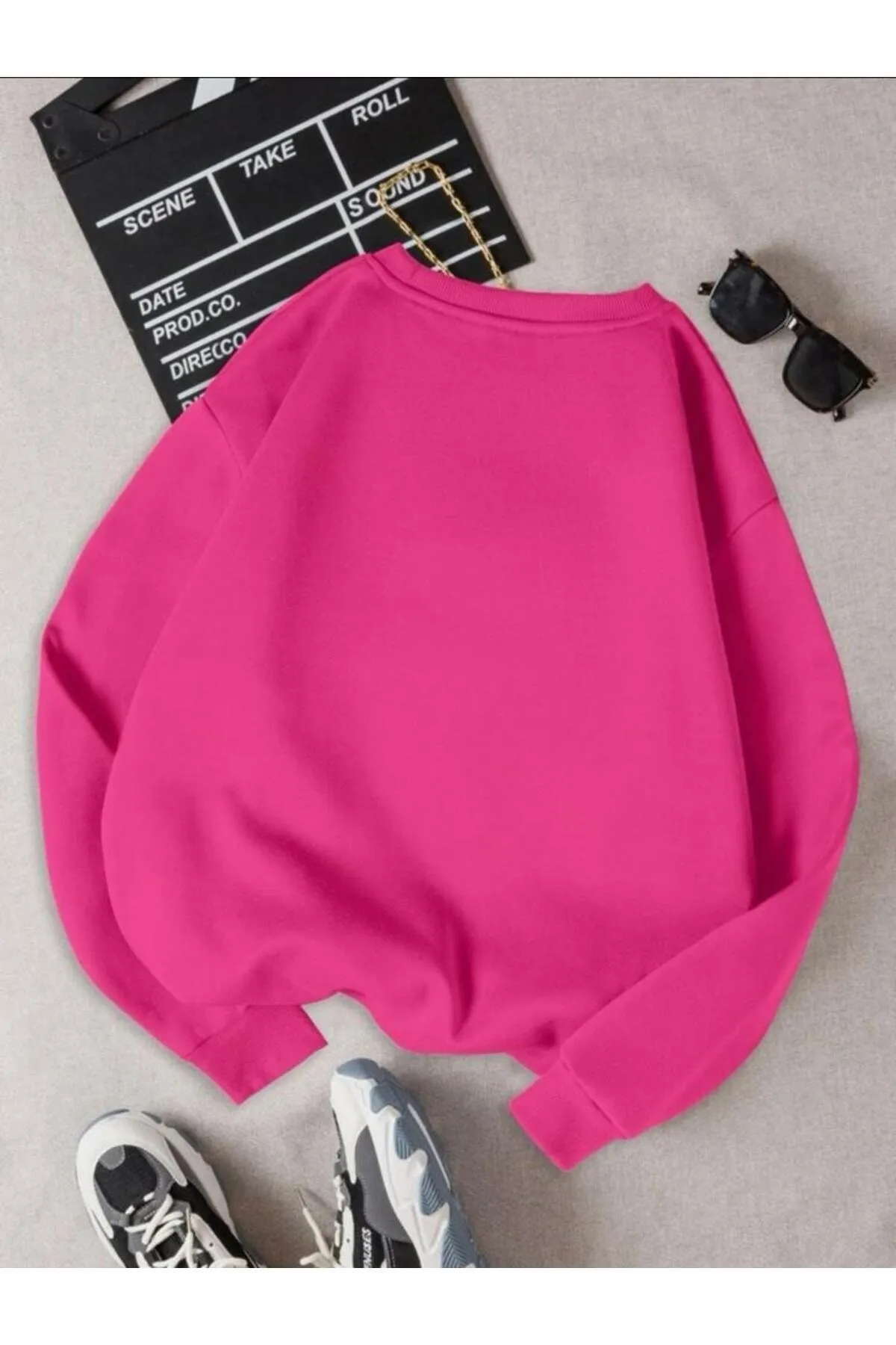 MOONBULL  Sweatshirt - Rosa - Regular Fit