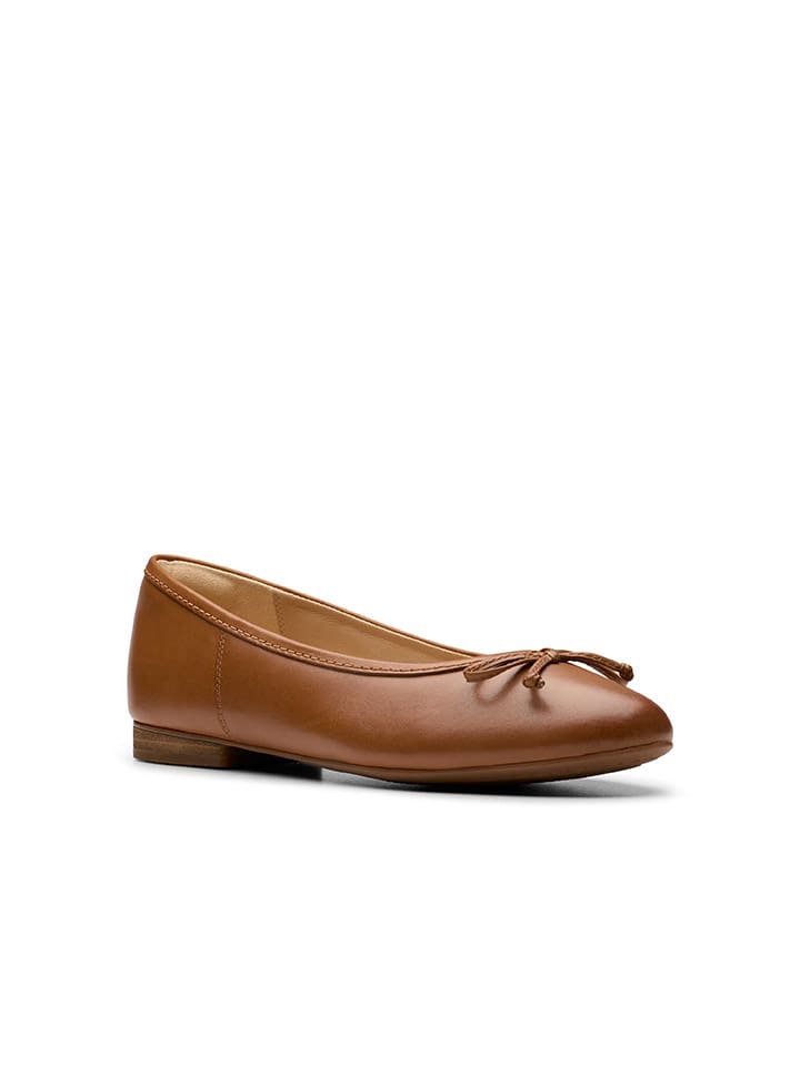 Clarks Leder-Ballerinas 