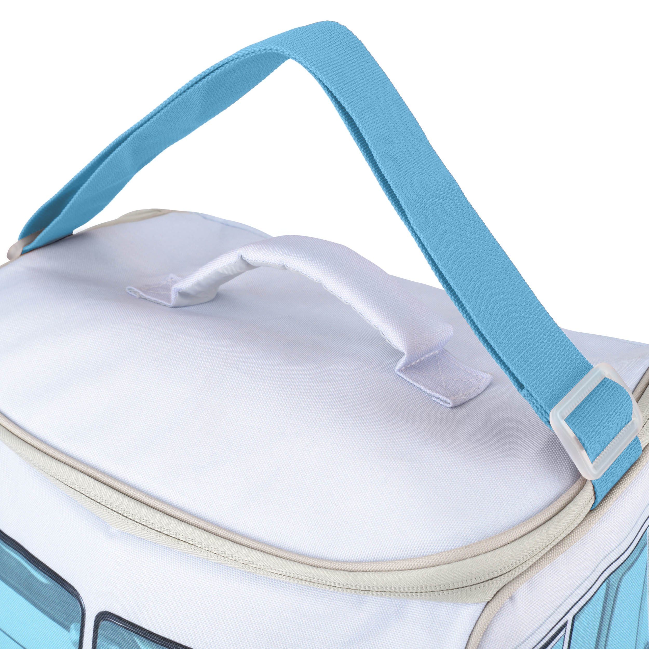 VW Collection by BRISA Kühltasche Volkswagen Thermotasche im T1 Bulli Bus Design, vollisolierte Picknicktasche, 30 Liter