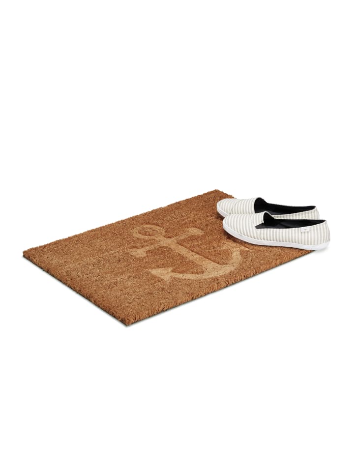 relaxdays Fußmatte Anker in Natur - (B)60 x (T)40 cm günstig kaufen onesize