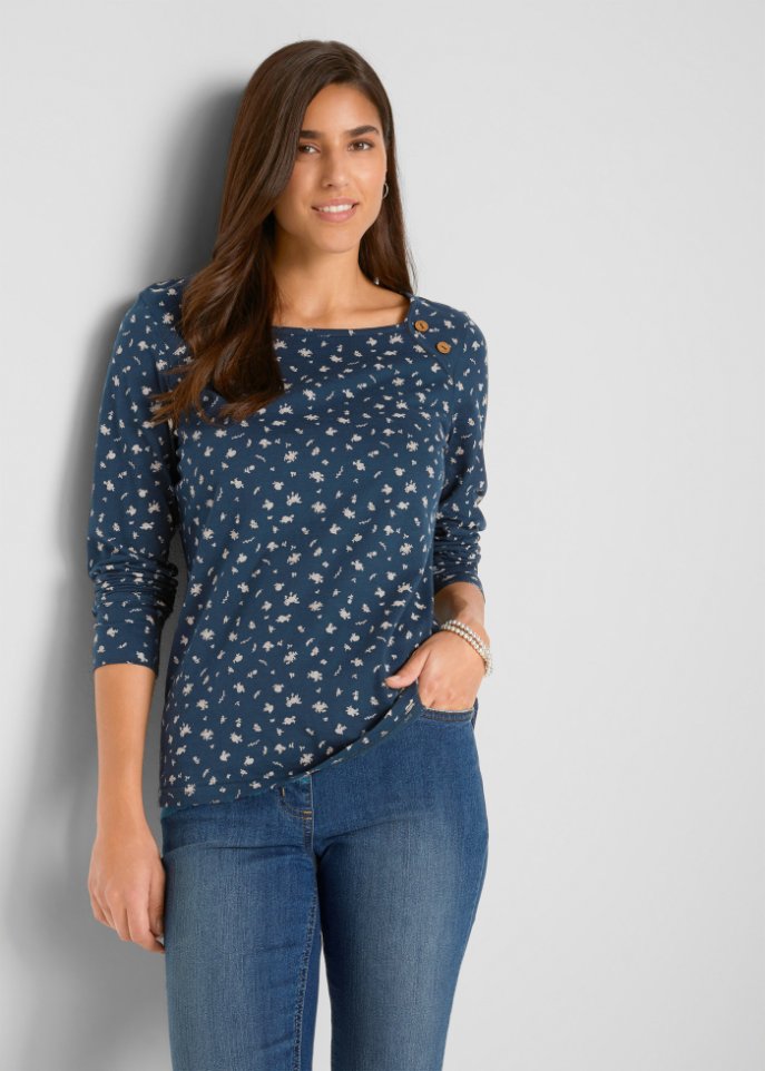 Langarmshirt, bedruckt