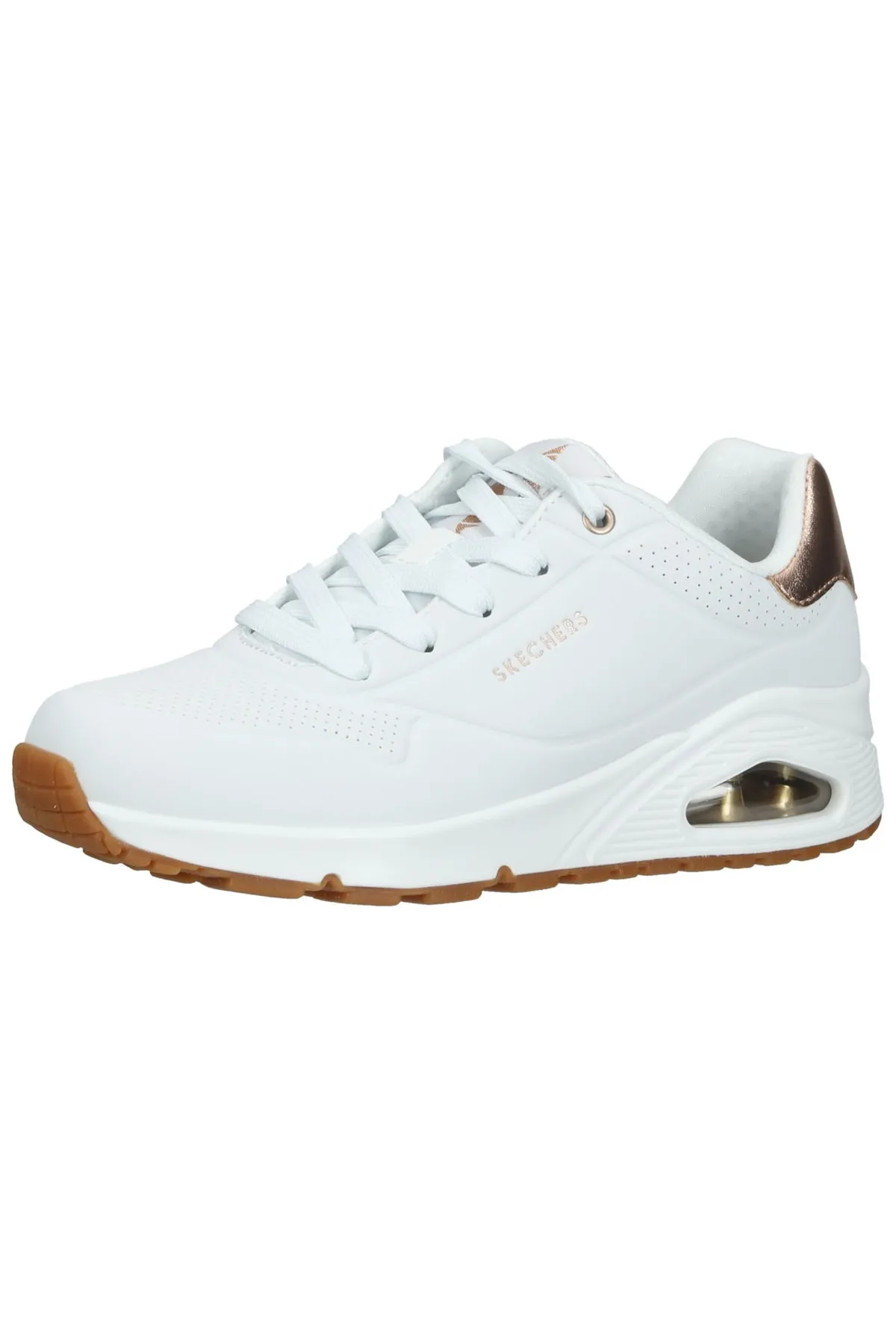 SKECHERS  Sneaker - Weiß - Flacher Absatz