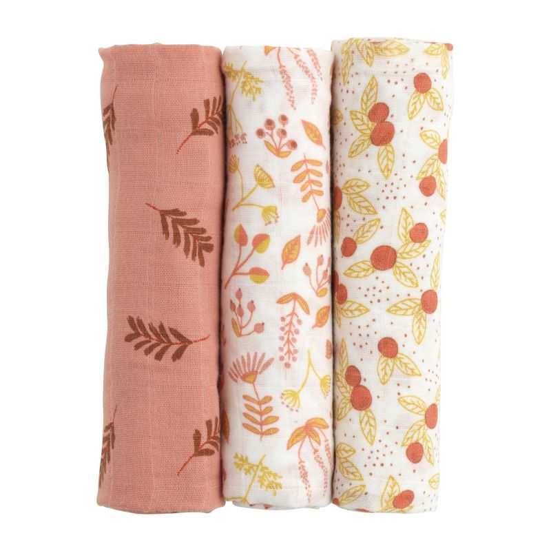 Lot de 3 langes coton bio Esmée