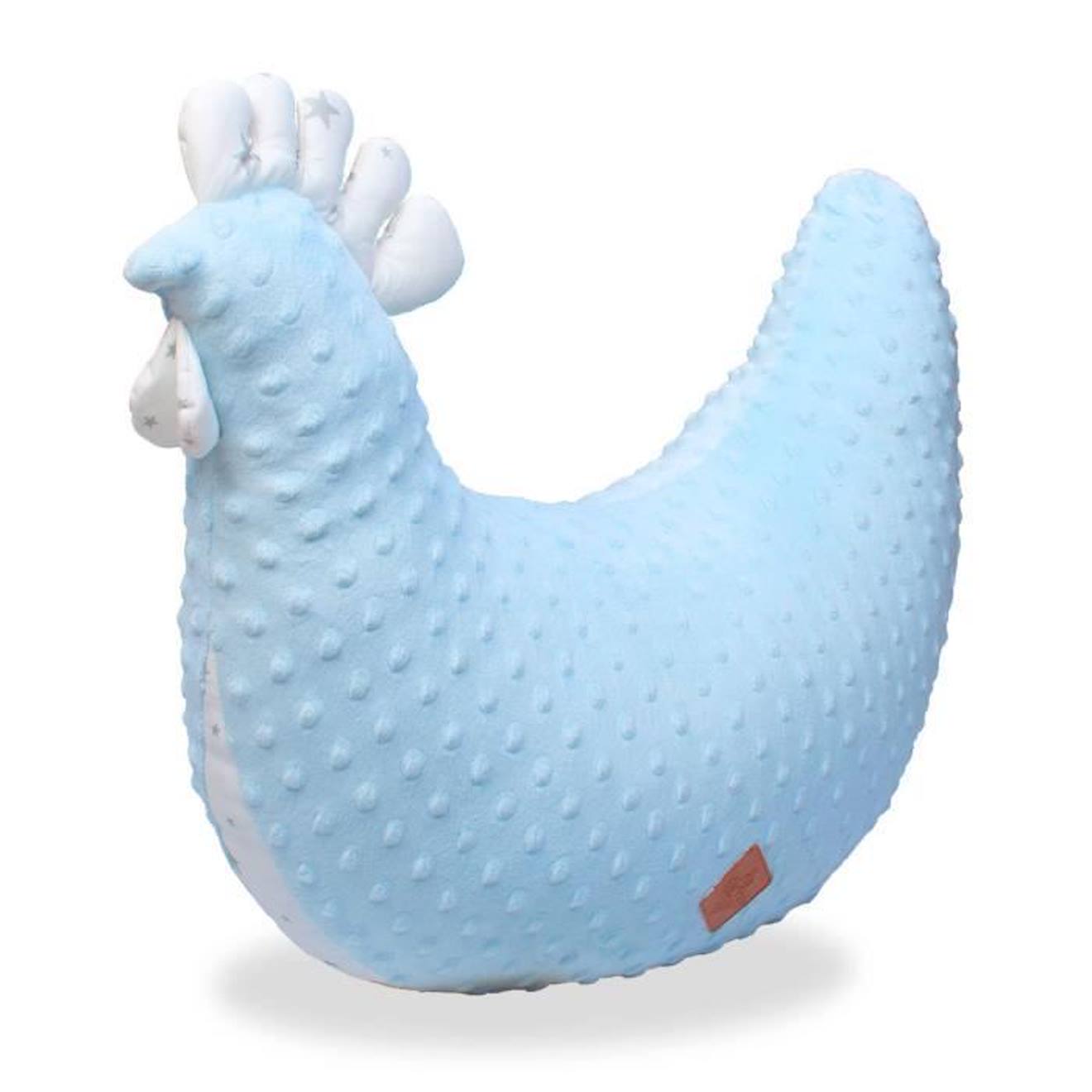 Coussin de maternité Poule, Stella Bleu 50 x 40 cm bleu