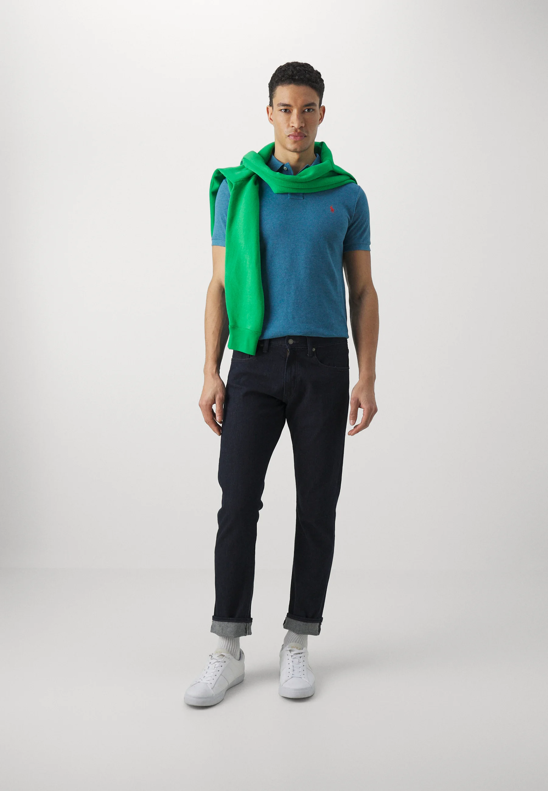 Polo Ralph Lauren SLIM FIT MESH SHIRT - Polo
