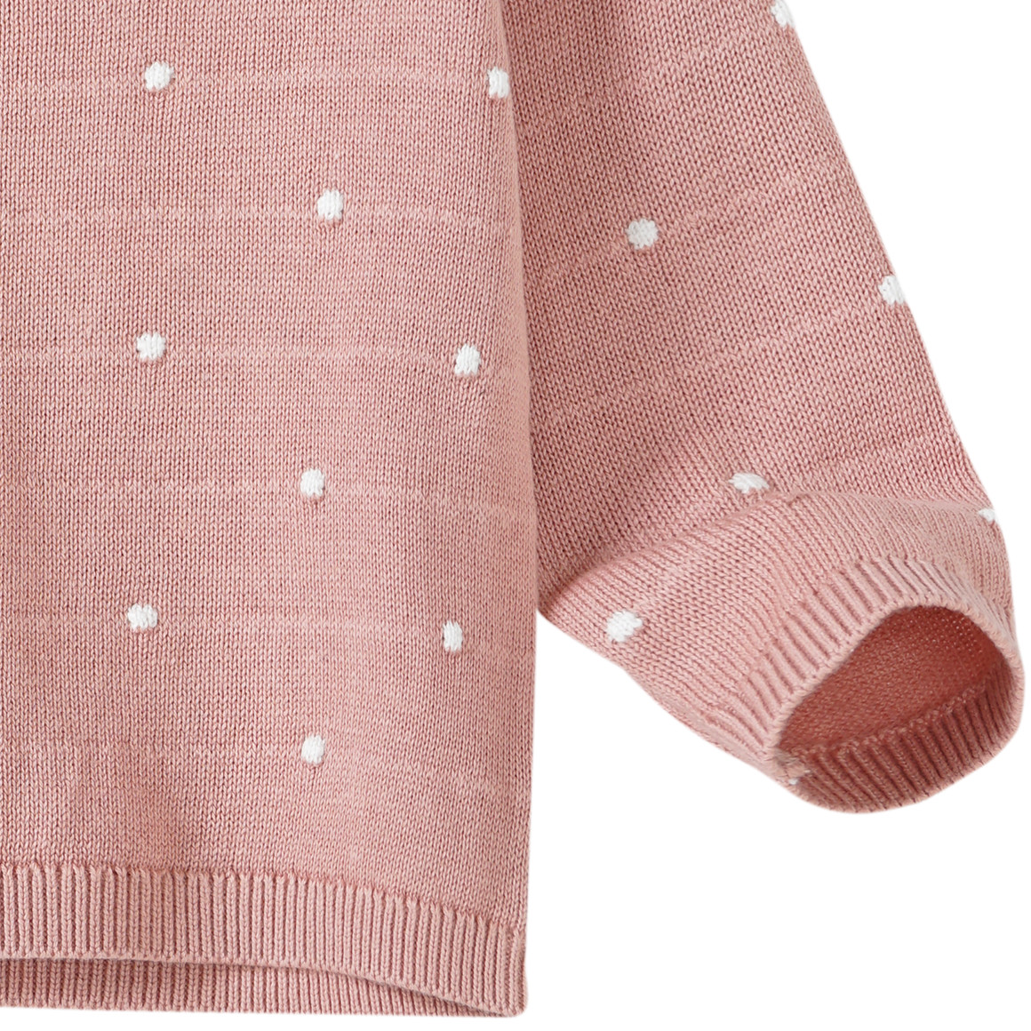 Newborn Strickpullover mit Punkte-Allover
