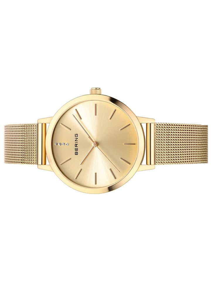 Bering Quarzuhr 13434-333 in gold günstig kaufen onesize