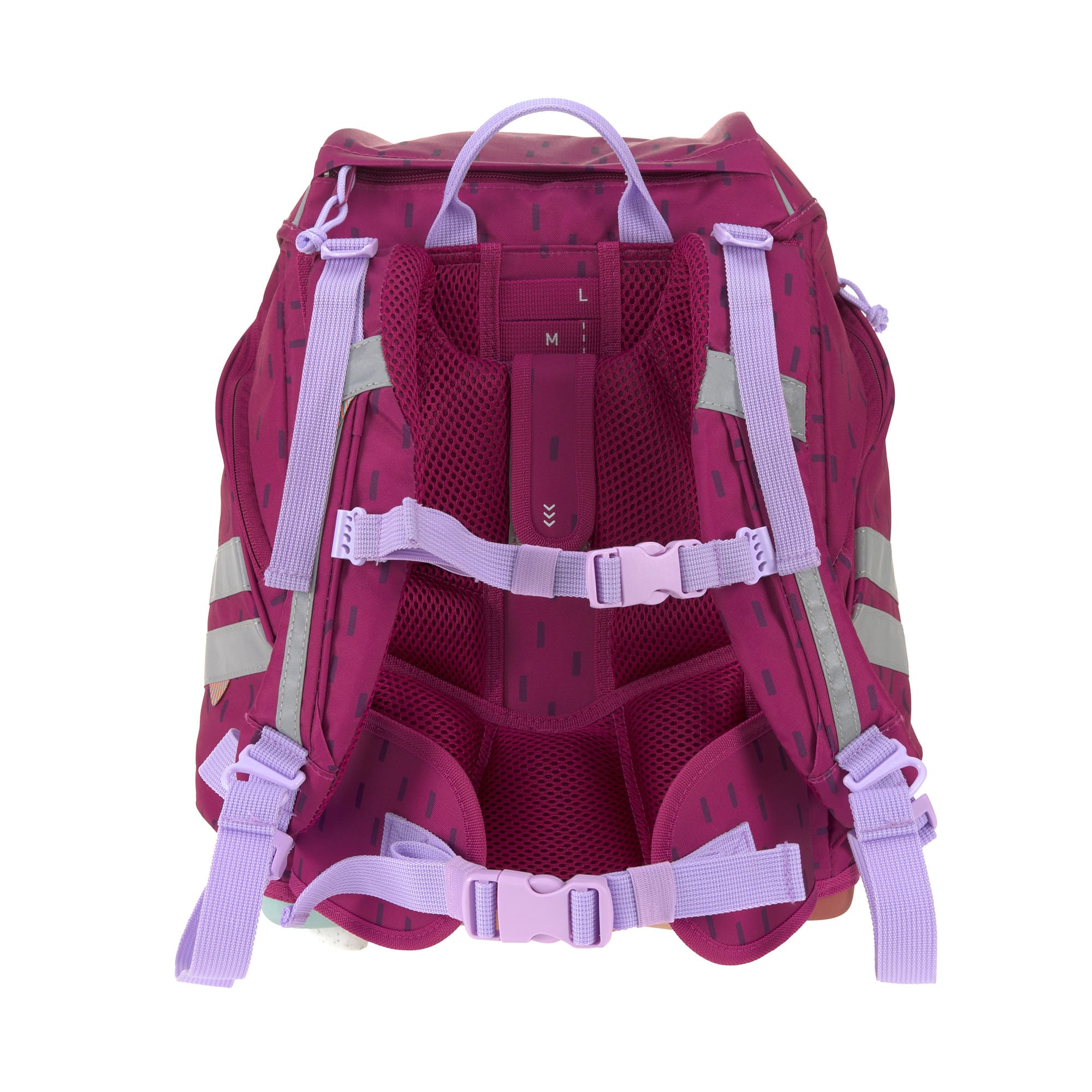 Schulranzen Set 7-teilig, Flexy Unique Speckles Berry