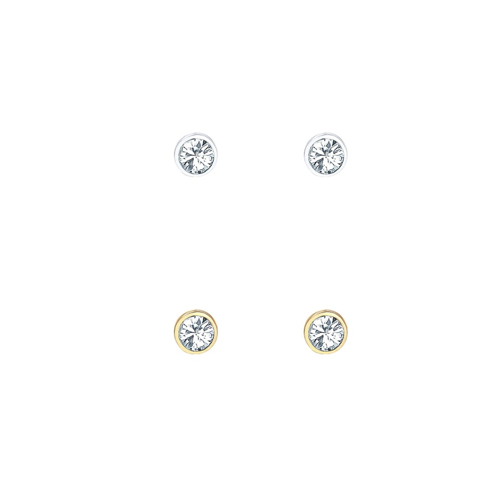 Elli Elli Boucles d'Oreilles Boucles d'oreilles pour femmes avec cristaux en argent 92 Boucles d'oreilles