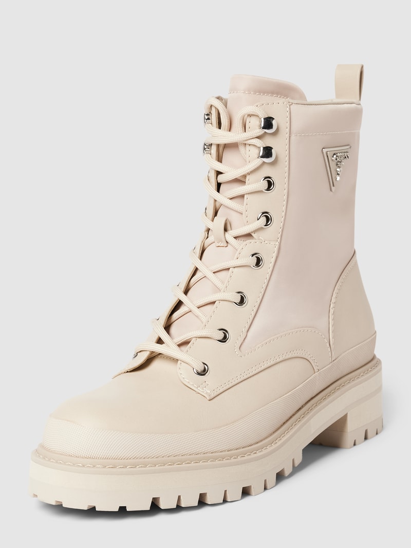 Boots in Leder-Optik Modell 'BADA' in beige