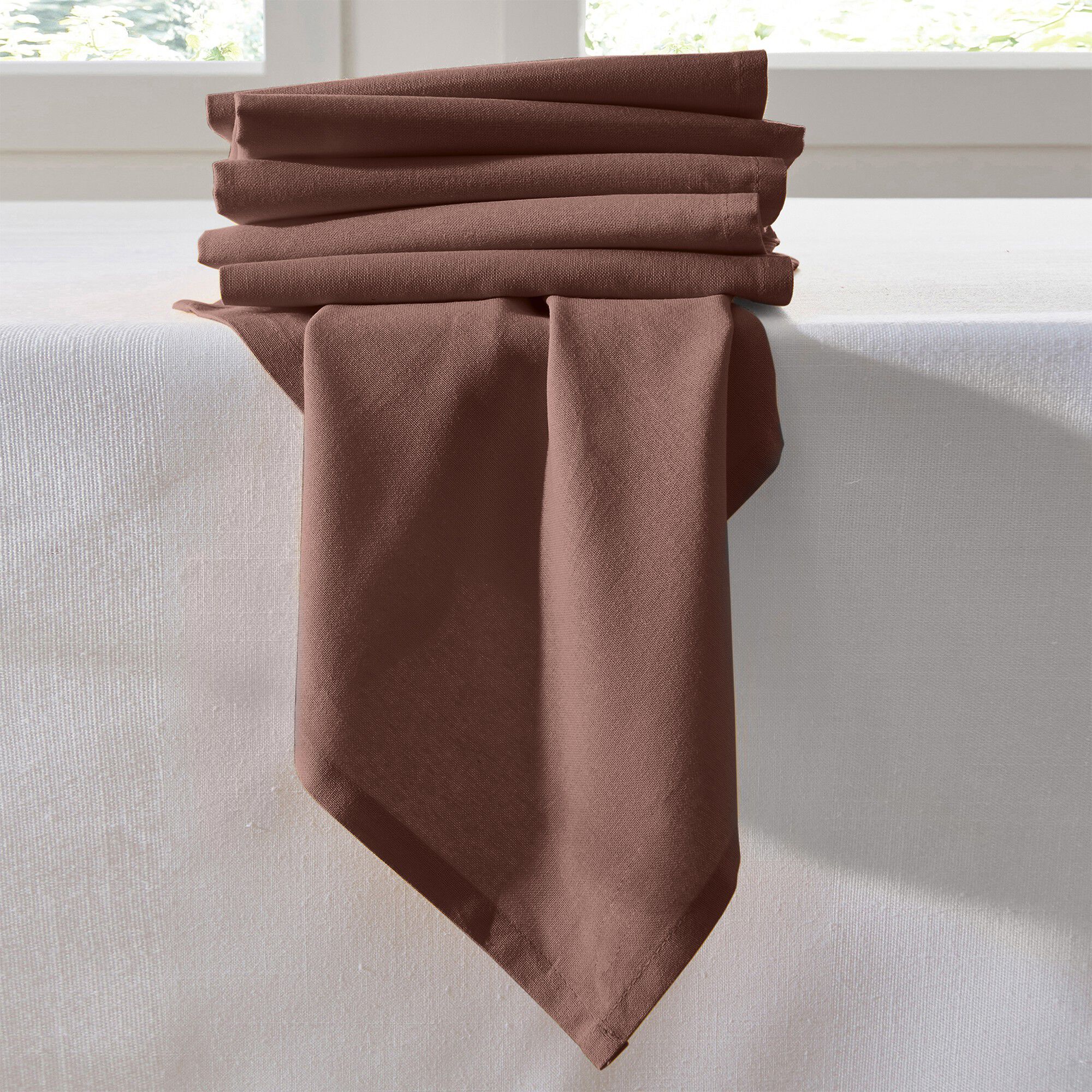 Serviette de table unie