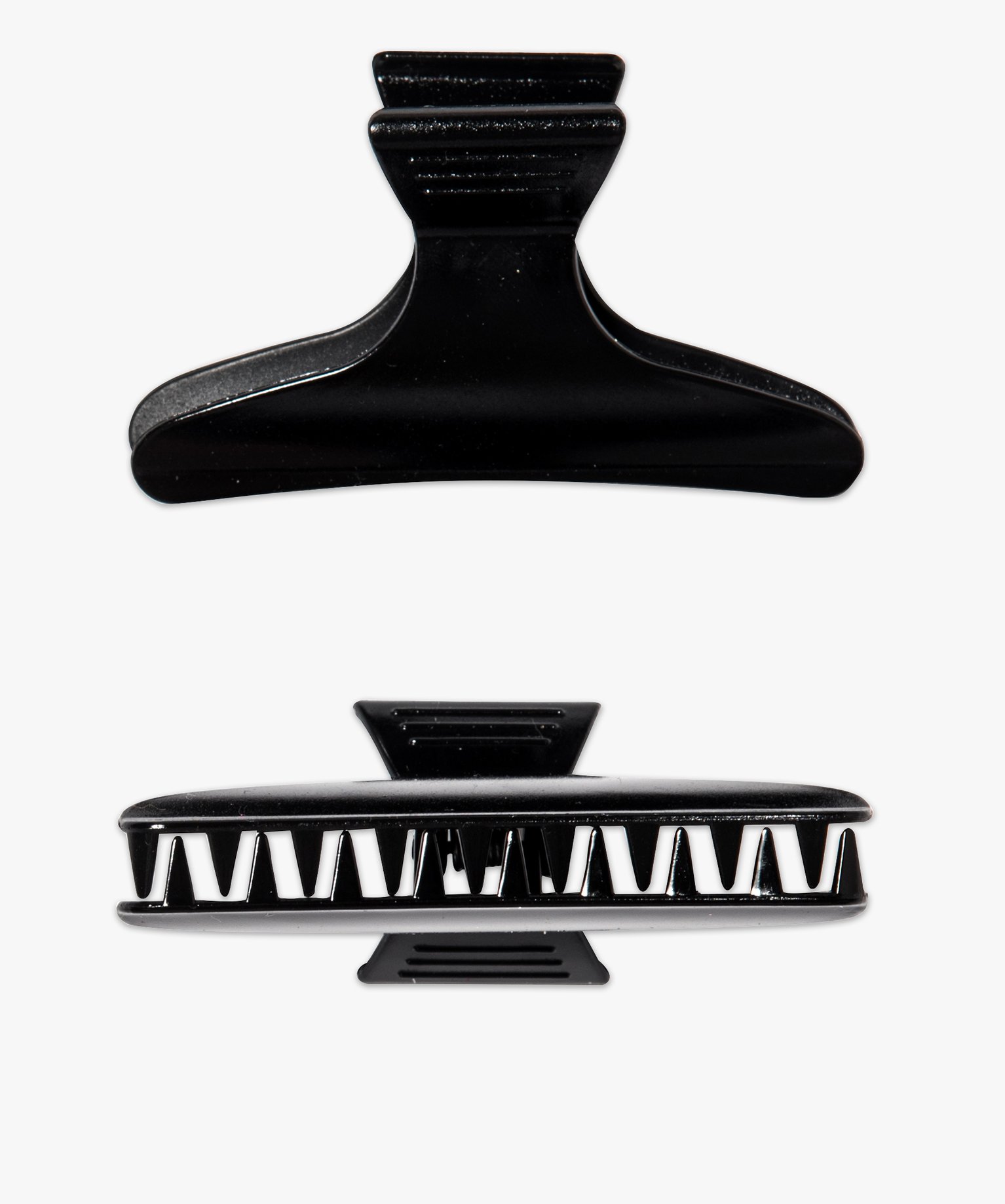 Lot de 2 pinces à cheveux forme crabe noir | GEMO