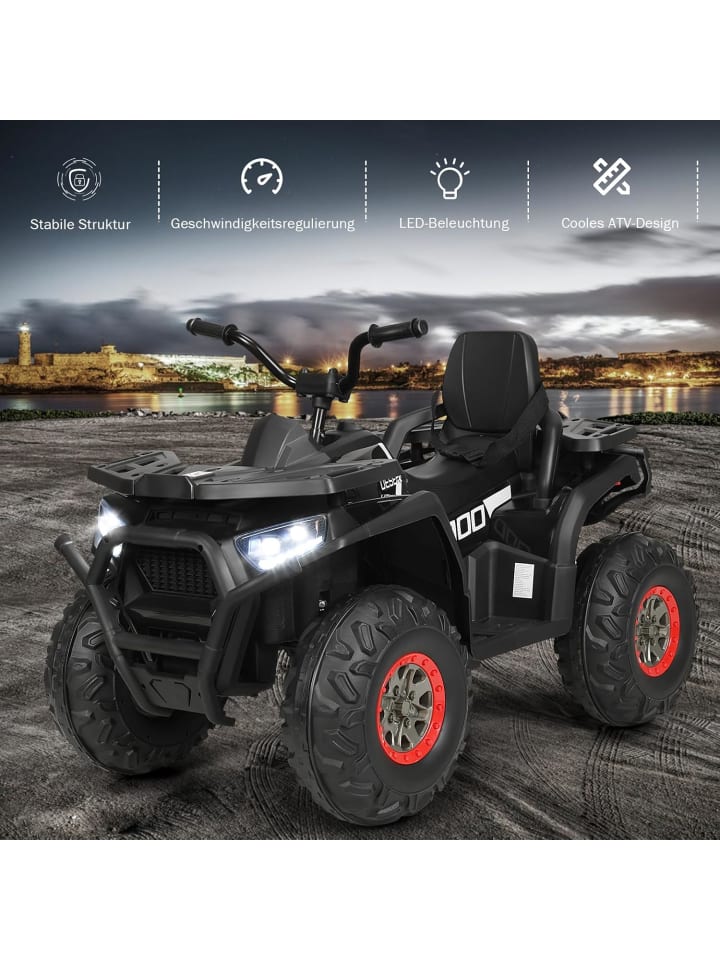 COSTWAY 12V Elektro Kinderquad ab 3 Jahren in Schwarz günstig kaufen onesize