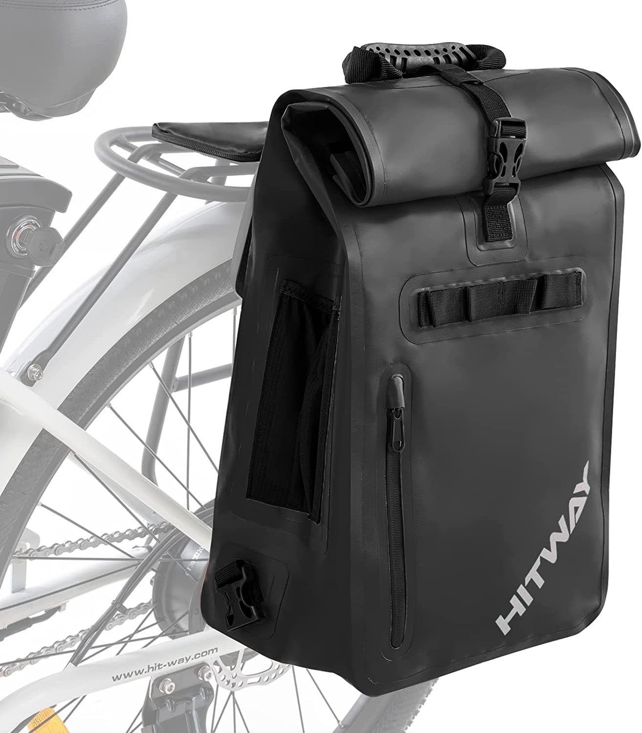 HITWAY Fahrradtasche 3in1 Fahrradtasche-29L-Geeignet als Gepäckträgertasche- wasserdicht