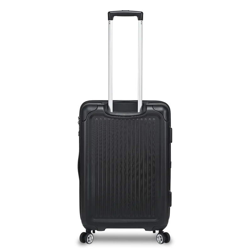 Stratic Hartschalen-Koffer M mit 4 Rollen, 66 cm, 67 Liter Stripe - Black