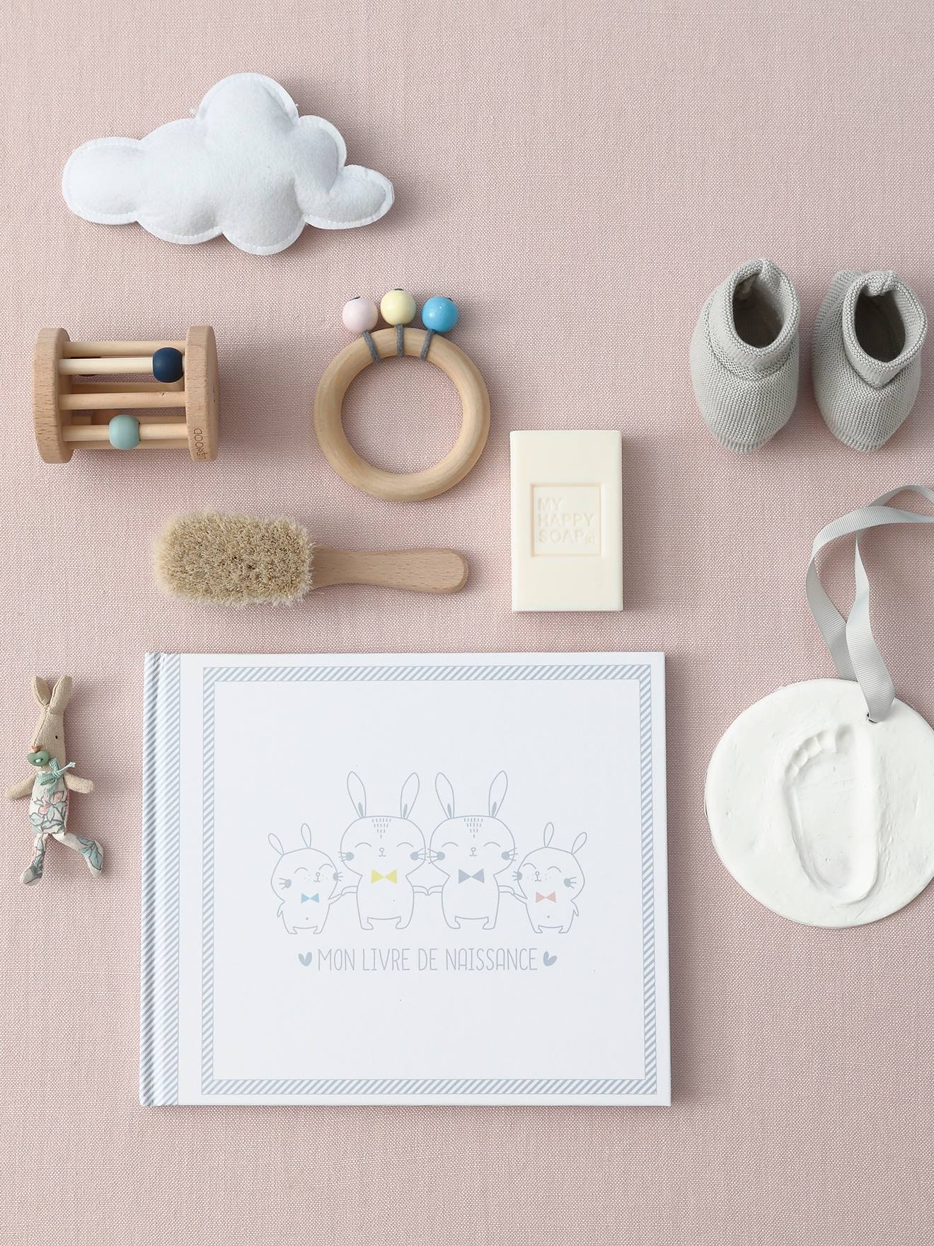 Vertbaudet Baby Album zum Selbstgestalten, auf Französisch - weiß