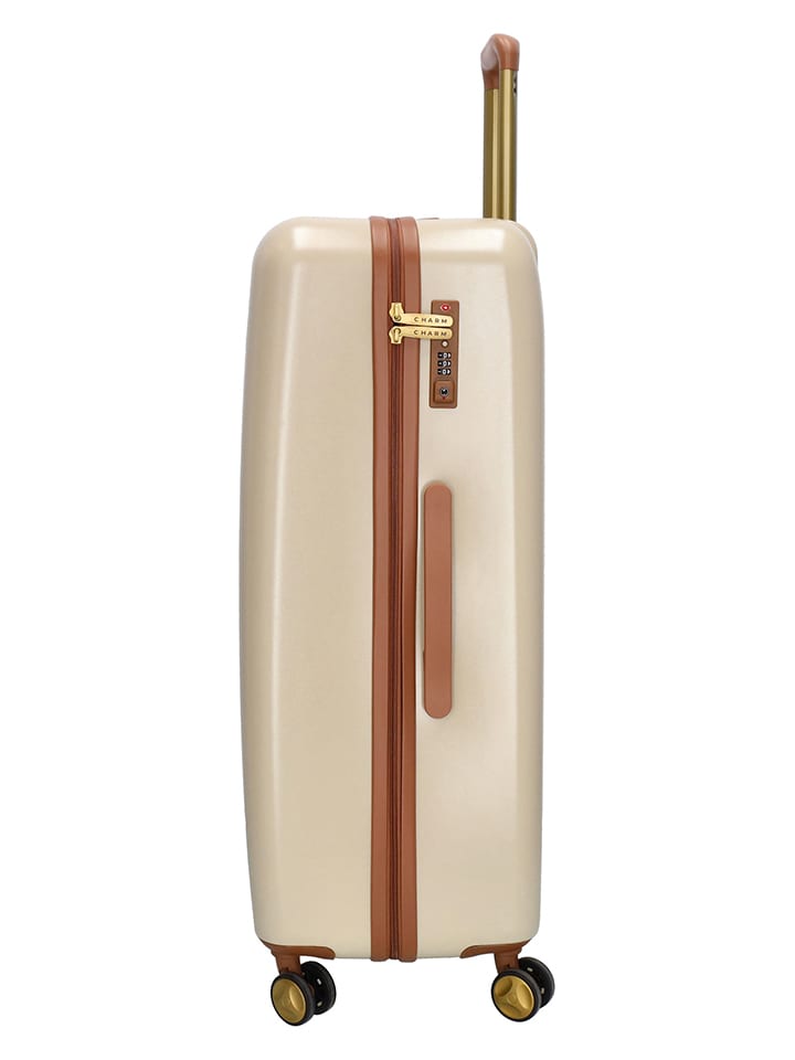 Charm 2tlg. Hardcase-Trolleyset in Beige günstig kaufen onesize