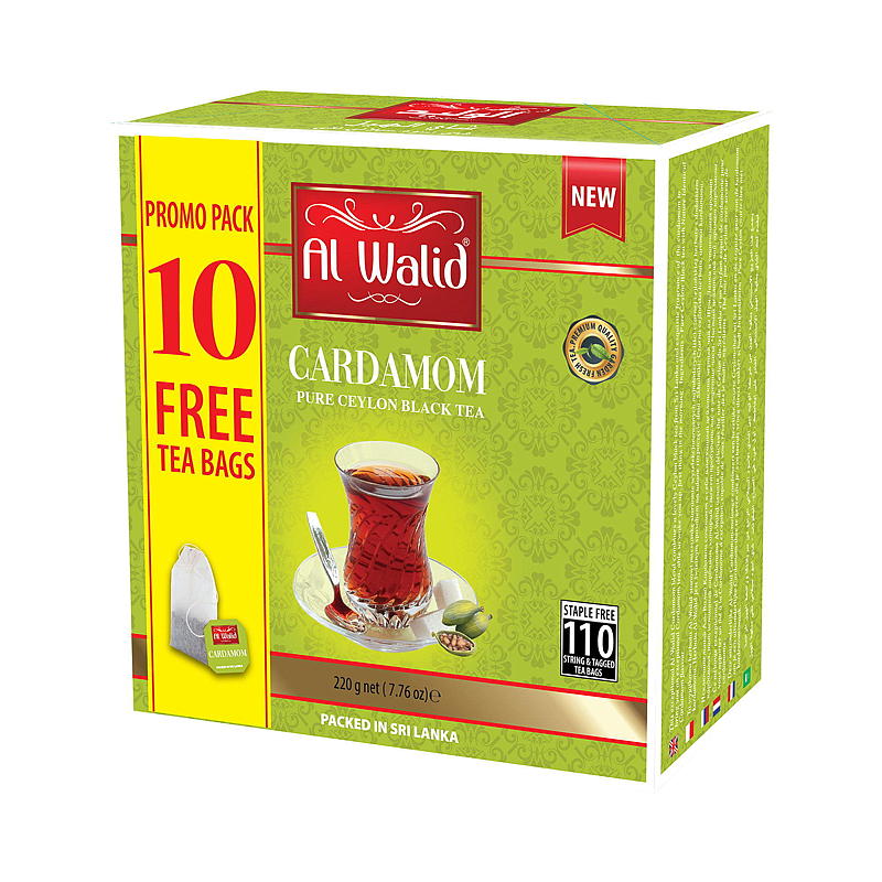 Te 100-pk Black Cardamon Al Walid