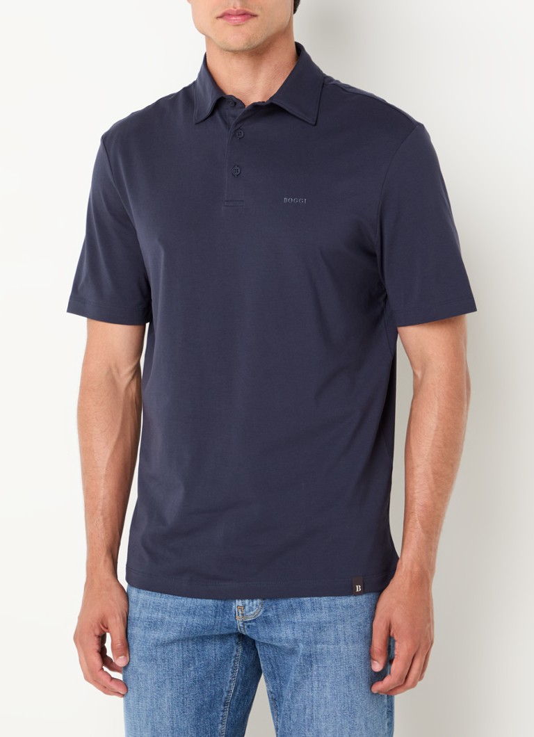 Boggi Milano Regular fit polo with logo