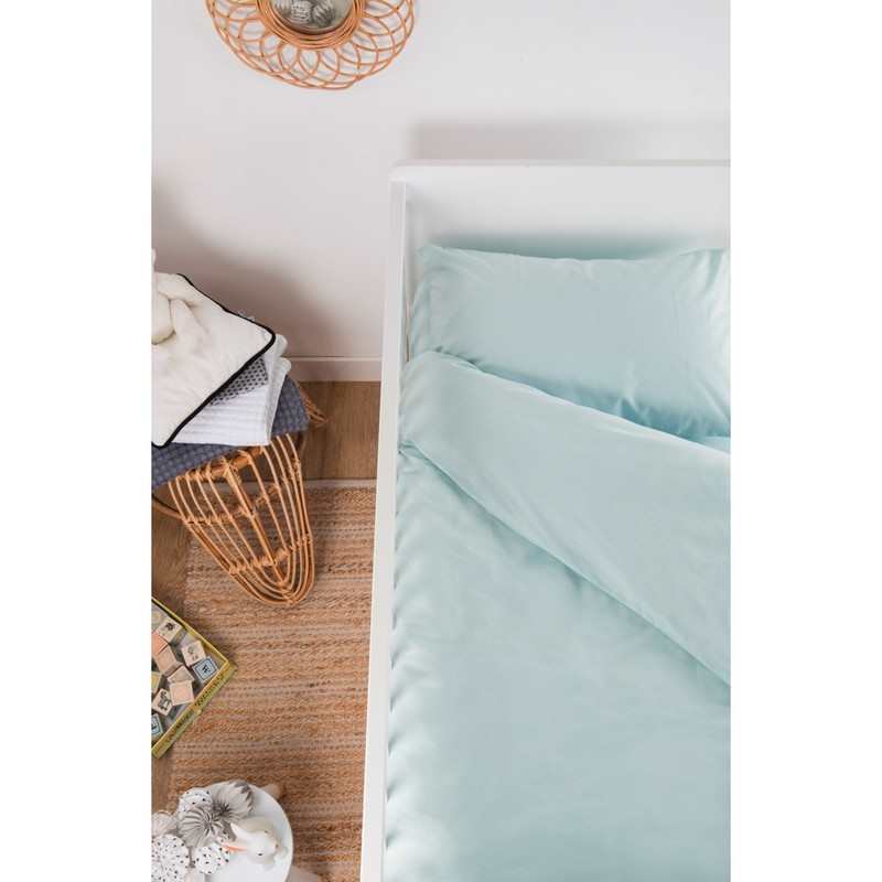 Housse de couette bébé unie en Coton Bio