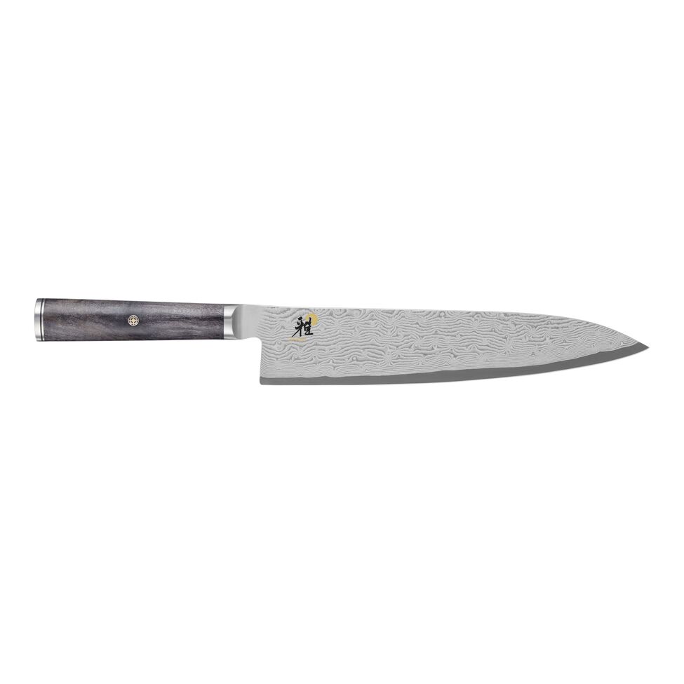 Gyutoh 24 cm, Schwarz-Ahorn