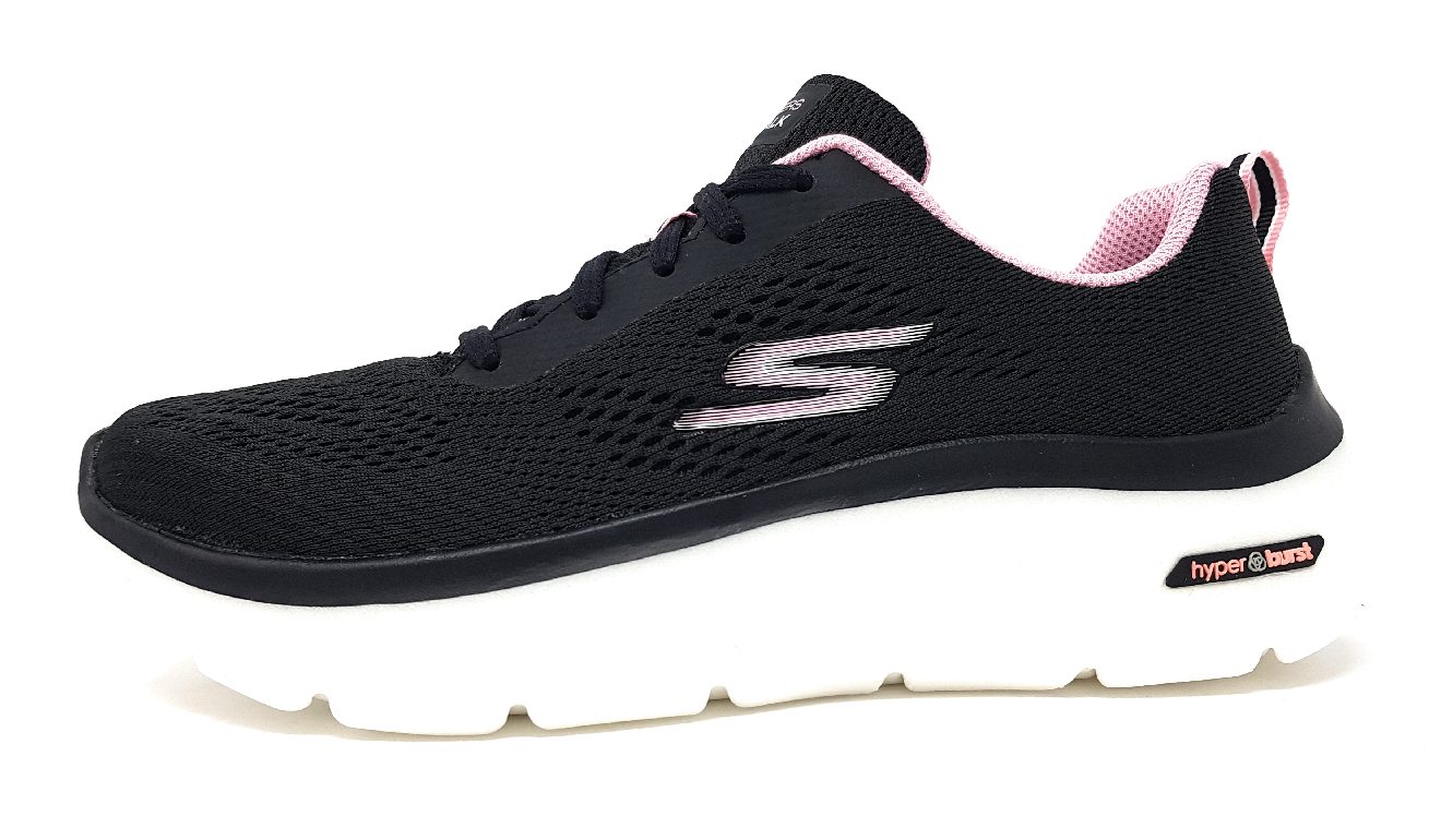 Skechers Go Walk 124578 BKPK Schwarz BKPK black/pink