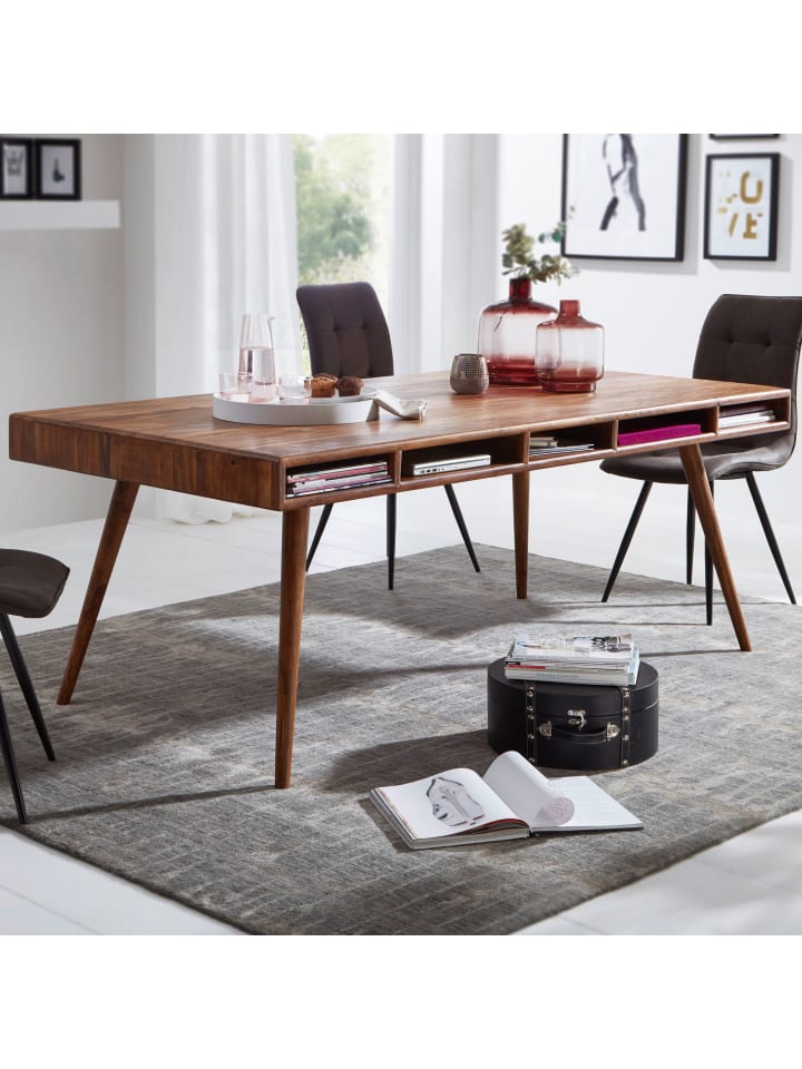 KADIMA DESIGN Esszimmertisch WL5.586 200x77x100 cm Massivholz Tisch, günstig kaufen onesize