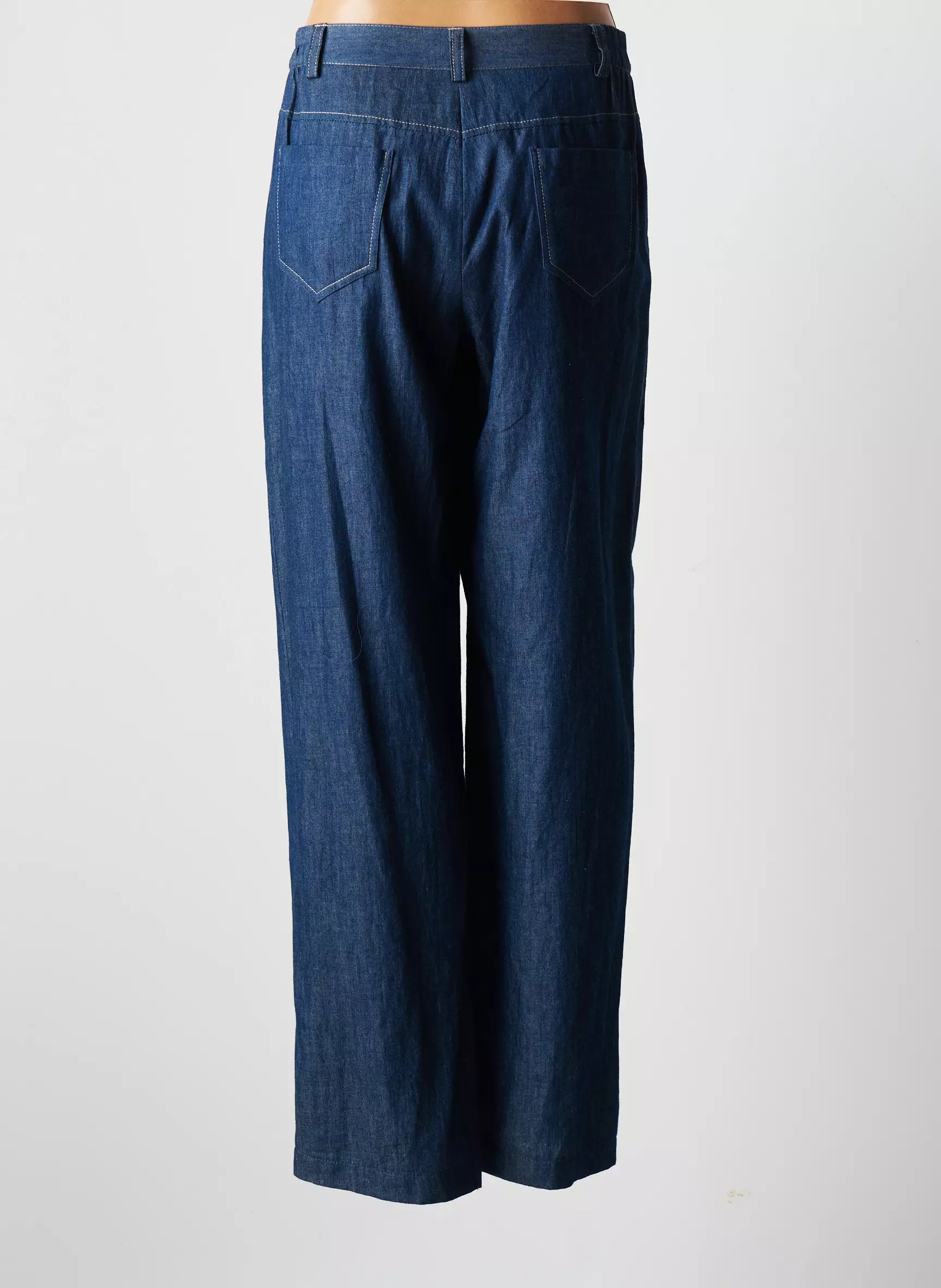 Jumfil Pantalons Droits Femme couleur bleu