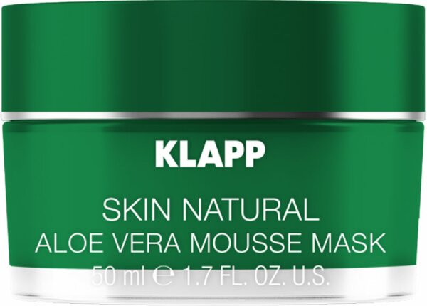 KLAPP Skin Care Science Skin Natural Aloe Vera Mousse Mask Gesichtsmaske