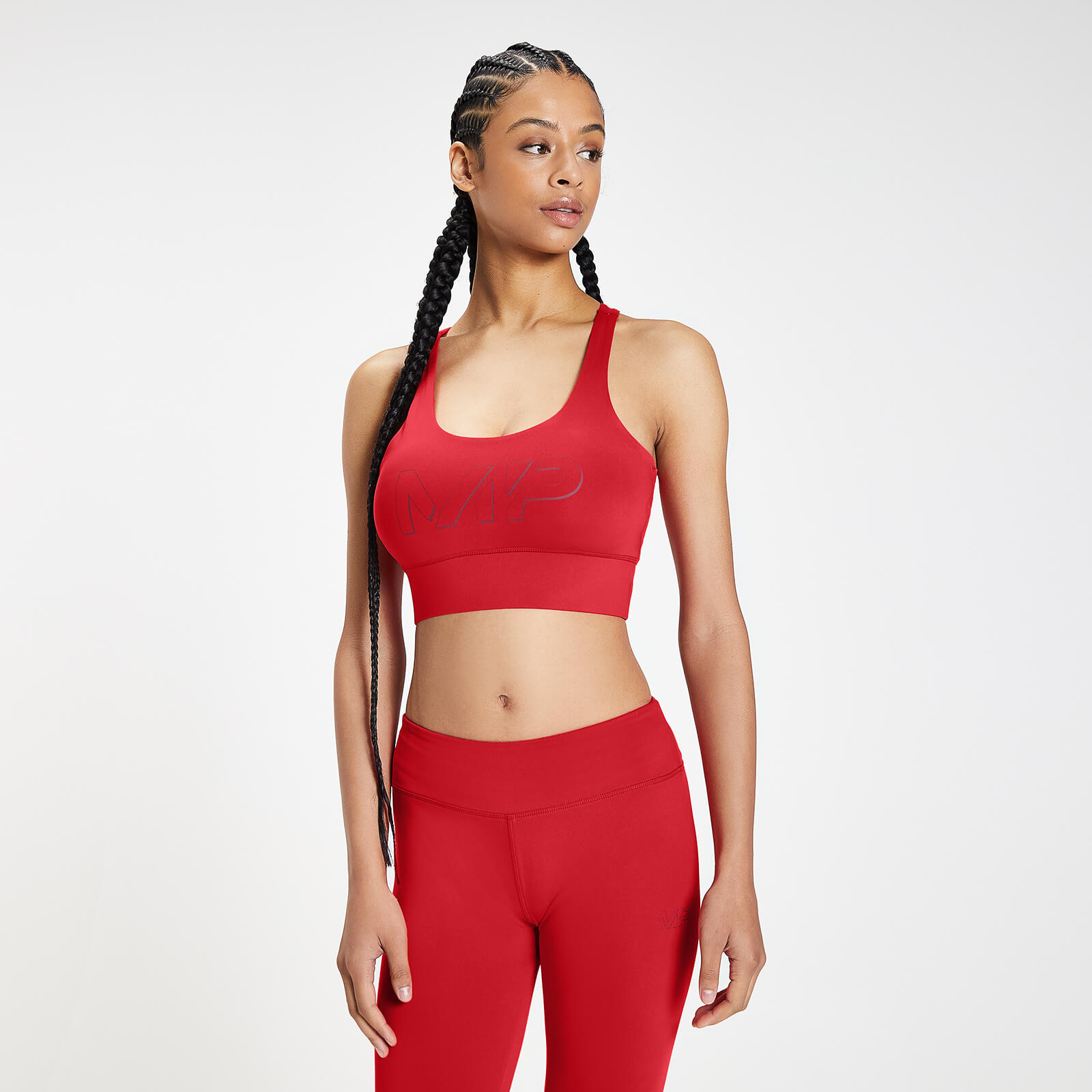 Brassière d’entraînement MP Infinity Mark pour femmes – Rouge danger