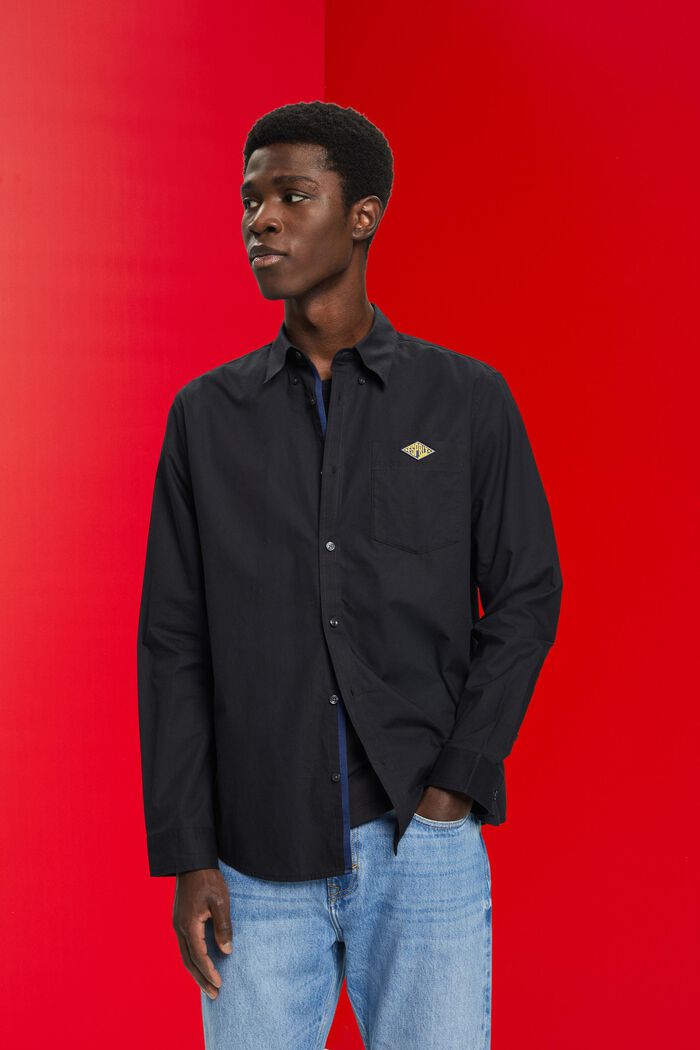 Button-Down-Hemd aus Baumwolle