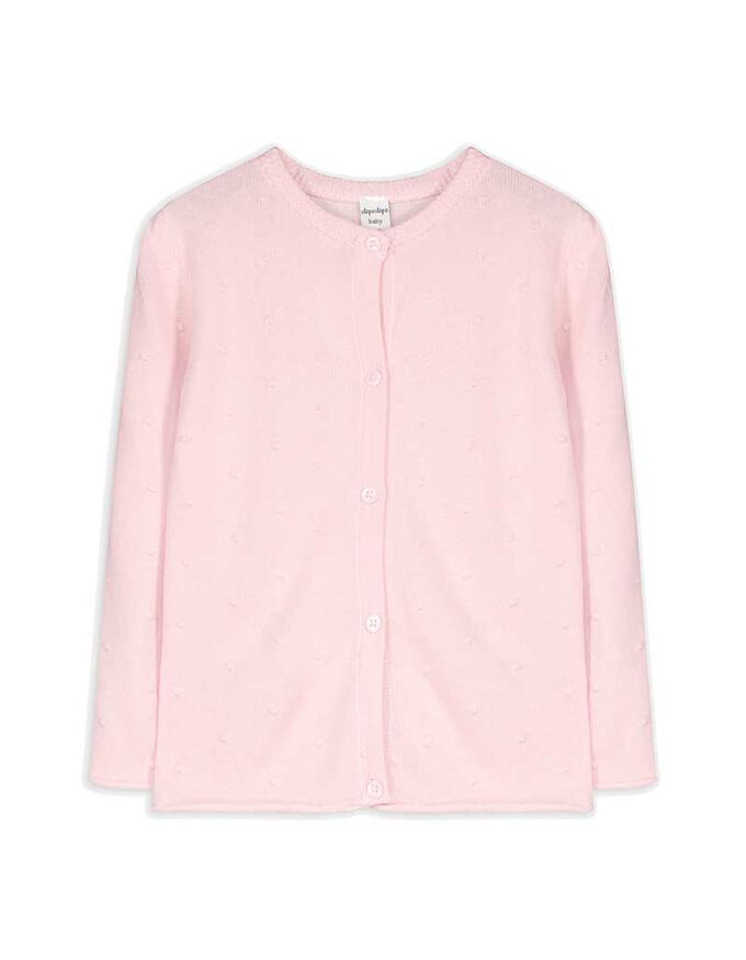 Strickjacke - Gerollte Abschlüsse