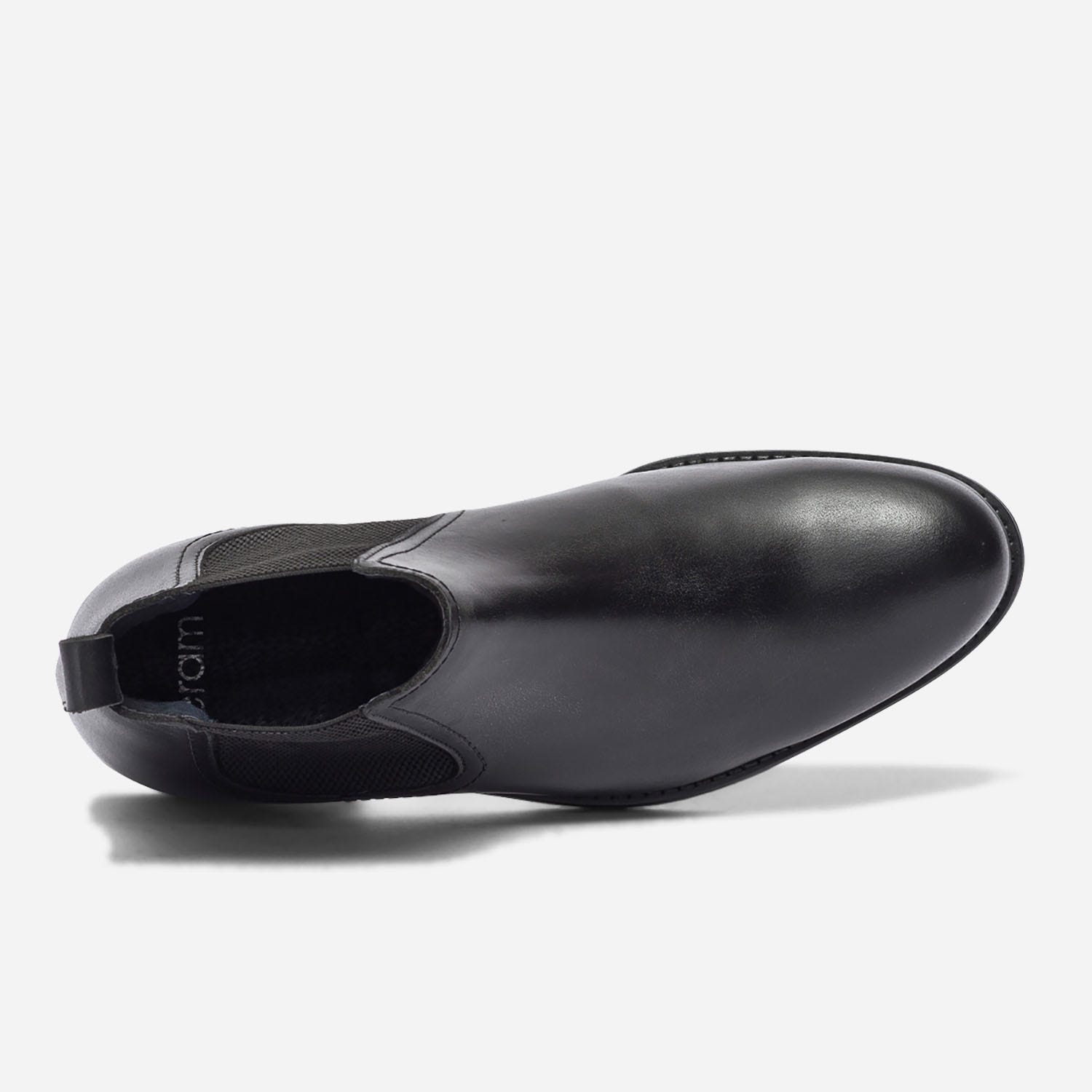 Chelsea boots noir en cuir
