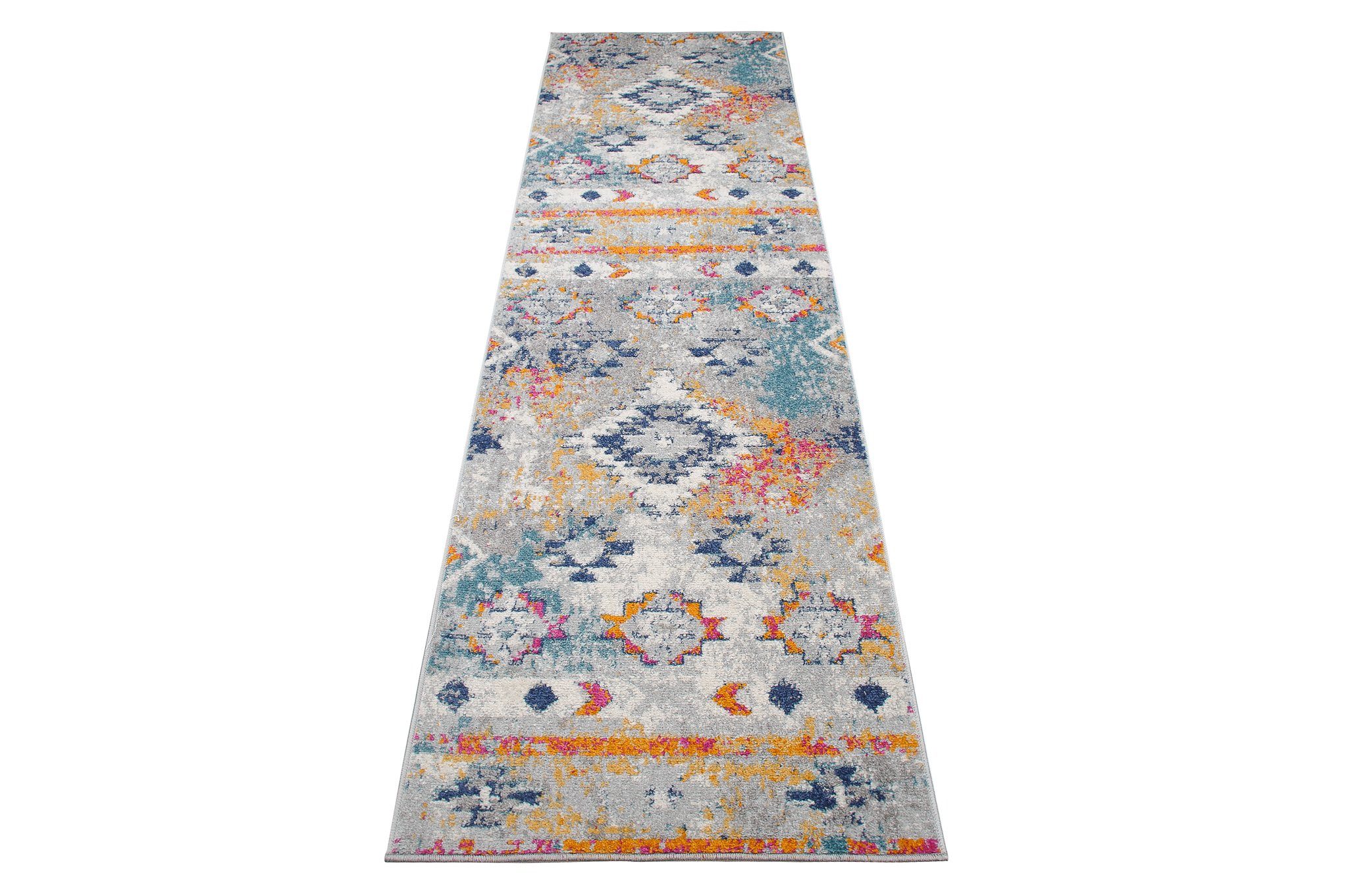 Läufer Läufer Flurläufer Boho Teppichläufer 80 cm Breit, Mazovia, 80 x 100 cm, Kurzflor, Meterware, Höhe 9 mm, Kurzflor - niedrige Florhöhe